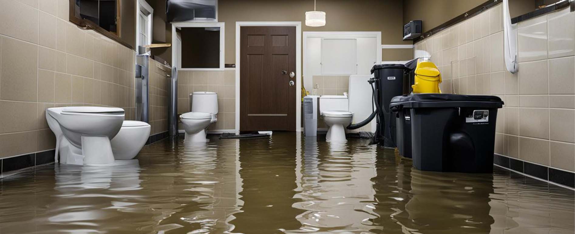 Steps to Recovery Flooded Bathroom